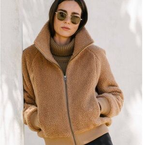 Apiece Apart Amager Bomber - Wheat Sz L NWT